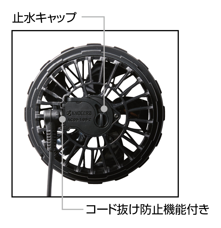 バートル KKHAC09-2 バートル AC09-2 ファンユニット