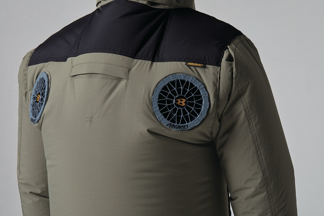 BURTLE AC2086 半袖ブルゾン Mサイズ バートル AC2086 [春夏用]エアークラフト ハイバックAC半袖ブルゾン