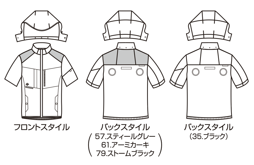 バートル KKHAC2086 バートル AC2086 AC半袖ブルゾン(ユニセックス)